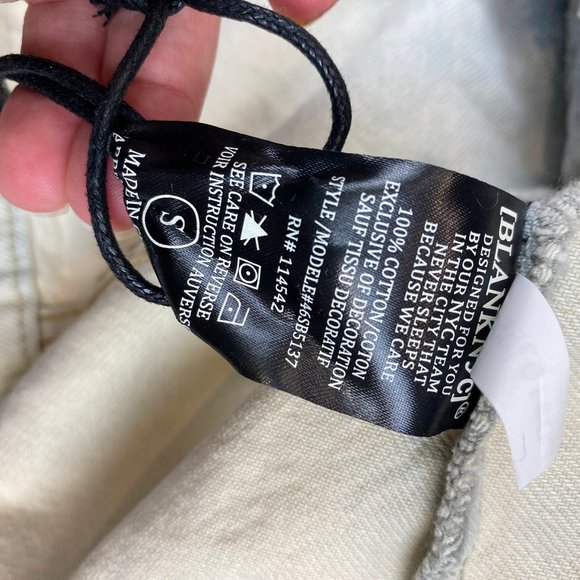 NWT BlankNYC Ombre Dip Dyed Trucker Jean Jacket Women's Size Small - Picture 14 of 14